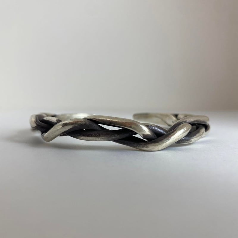 KARENSILVER カレンシルバー 編み込み バングル ブレスレット