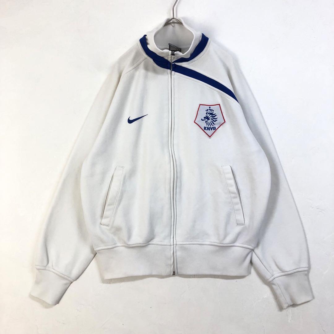 ナイキ オランダ 代表 サッカー ジャージ トラックジャケット 白