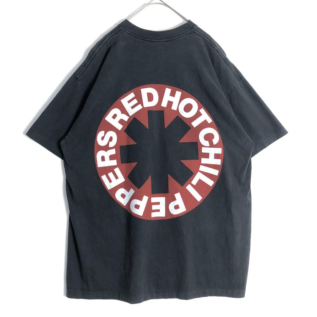 新品）レッチリプリントTシャツL BOOTLEG RED HOT CHILI PEPPERS レッチリ ビッグプリント Tシャツ