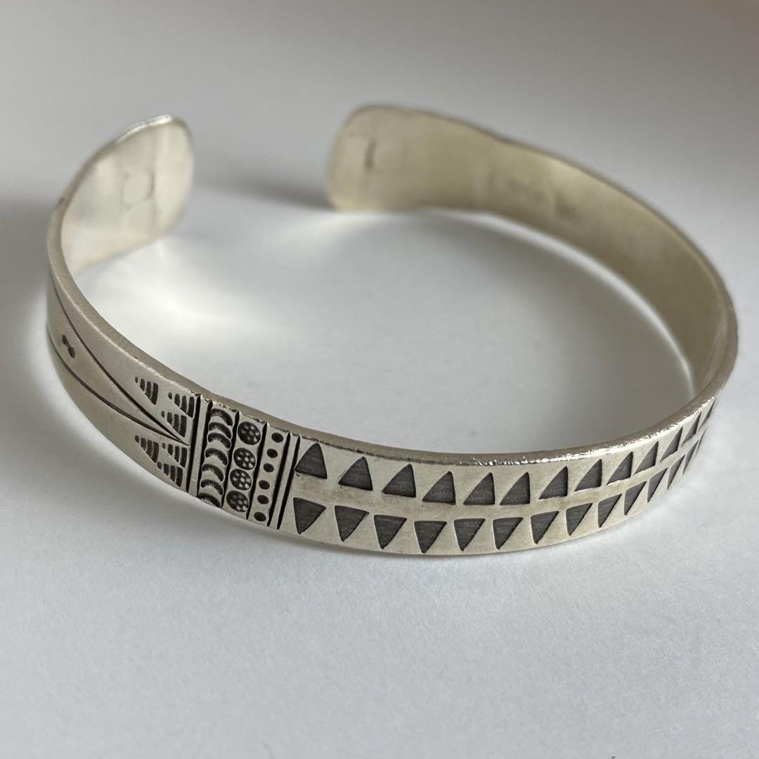 カレンシルバー　編み込み　バングル　ブレスレット　ハンドメイド　 925 カレンシルバー 編み込み バングル ブレスレット ハンドメイド