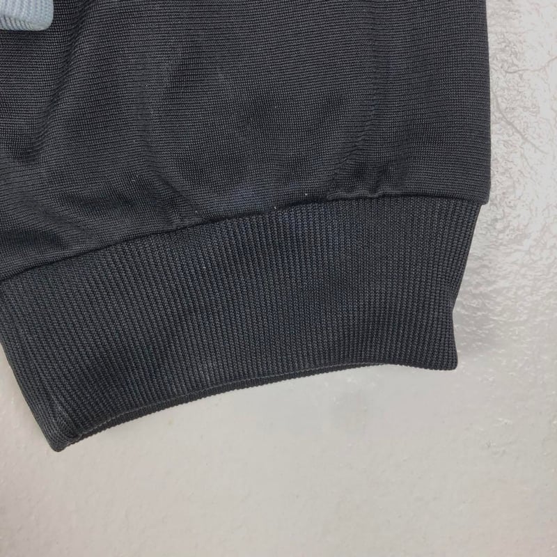 アディダス 刺繍 切替 ライン トラックジャケット ジャージ グレー