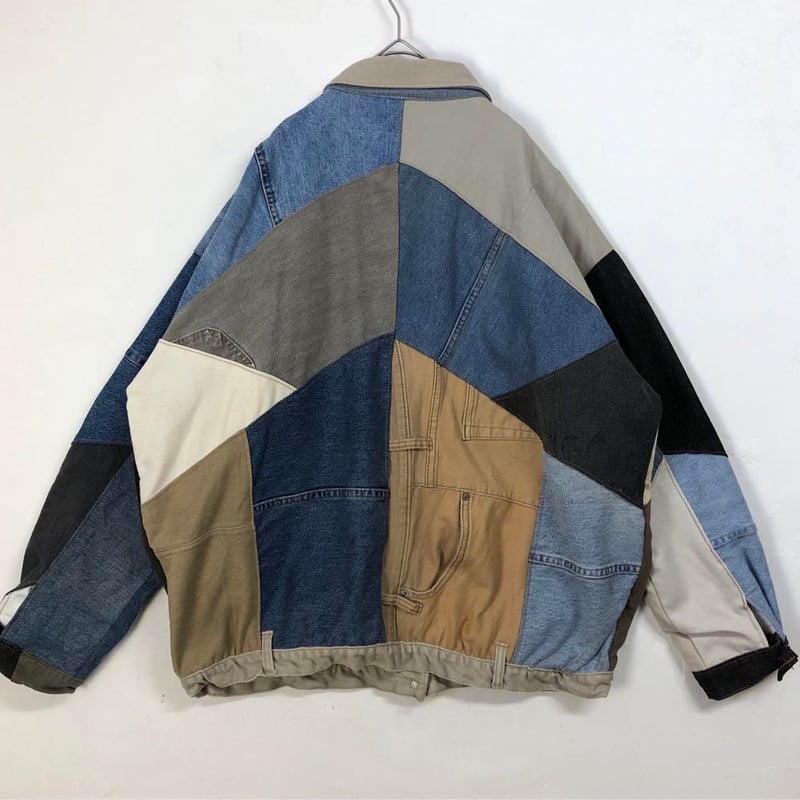 カーハート リメイク 再構築 ジャケット ロゴ 切替 パッチワーク