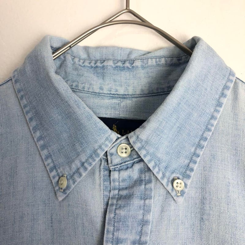 ラルフローレン ポニー 刺繍 ロゴ 長袖 シャンブレー シャツ | PEACE TOWN