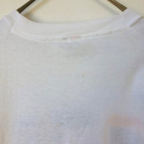 90s USA製　フルーツオブザルーム　ビッグロゴ　Tシャツ　白