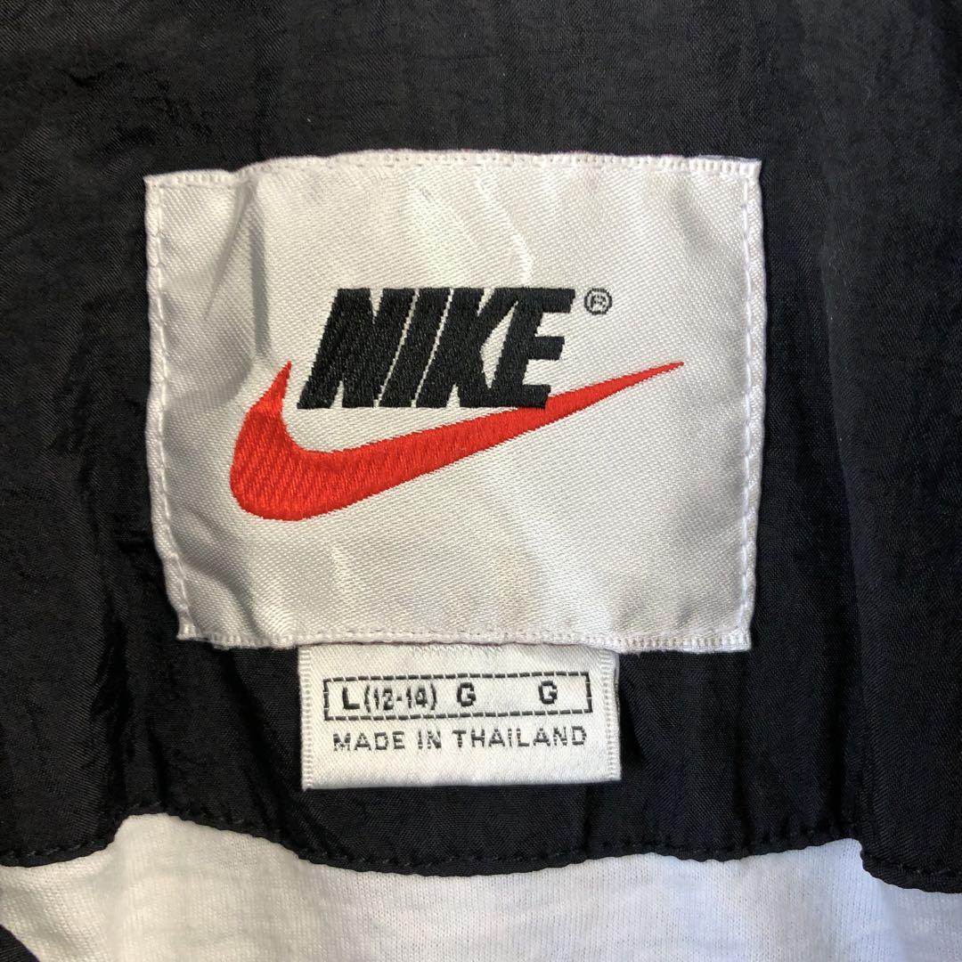 90's 白タグ ナイキ ジャージ ナイロンジャケット 刺繍 ロゴ | PEACE TOWN