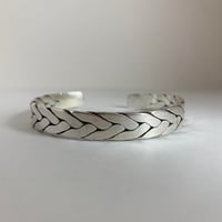 KARENSILVER　カレン　シルバー　カレン族　バングル　編み込み　ブレスレット　民族　925
