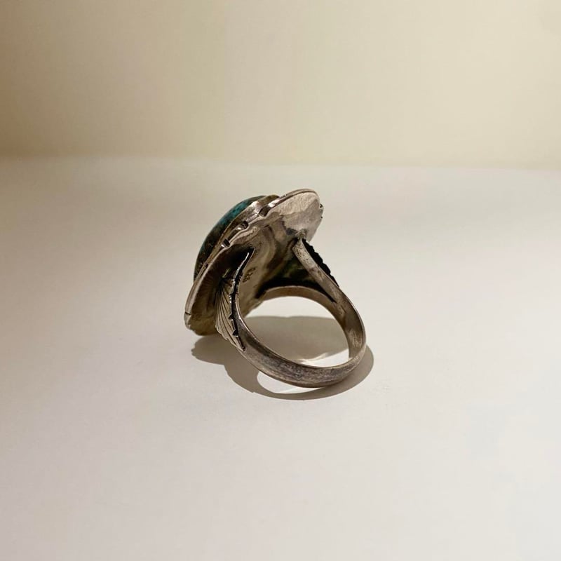 SILVER 925シルバーターコイズリング指輪ハンドメイド21号
