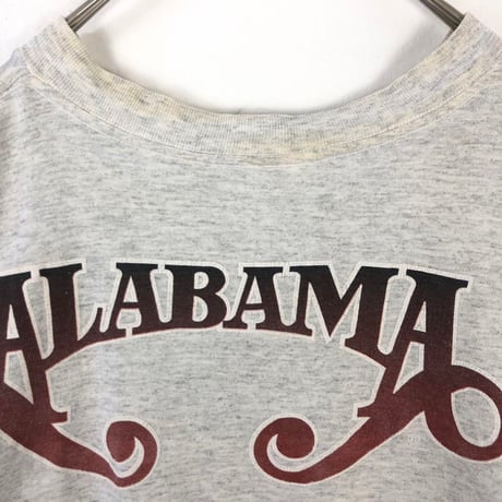 20th　アラバマ　ALABAMA　ビッグロゴ　Tシャツ　グレー