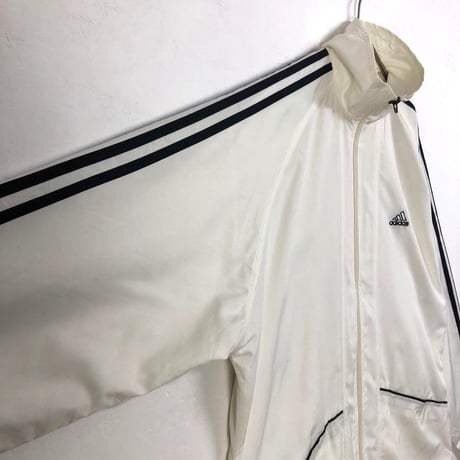 90s アディダス　ジャージ　トラックジャケット　ロゴ　白