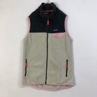 パタゴニア　シンチラ　ベスト　フリース　ロゴ　黒