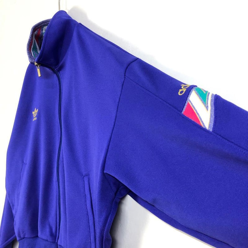 90s デサント製 アディダス ジャージ トラックジャケット 紫 | PEACE TOWN