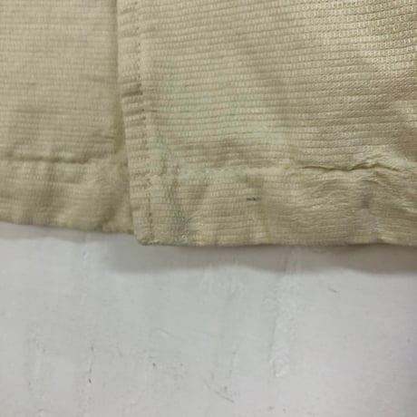 ビッグドッグ　シルク　刺繍　ロゴ　半袖　シャツ　クリーム