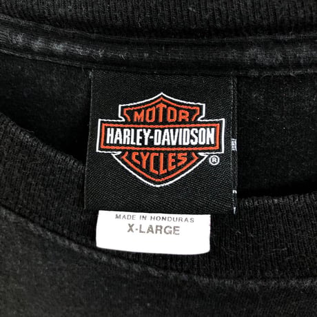 ハーレーダビッドソン　両面　プリント　ビッグロゴ　半袖　Tシャツ