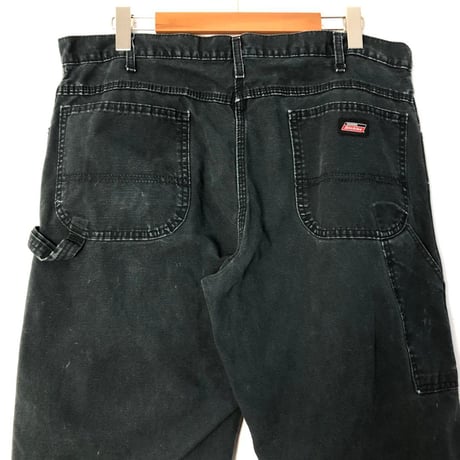 メキシコ製　Dickies　ディッキーズ　ブラックデニム　ペインター　パンツ　黒