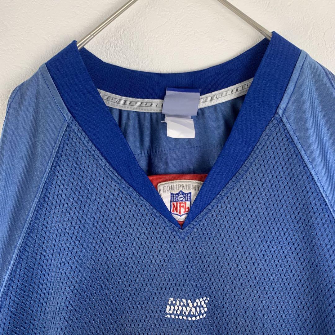 リーボック アメフトゲームシャツユニフォームNFLジャイアンツ 大きいサイズ ReebokリーボックNFLニューヨーク・ジャイアンツアメフトゲーム