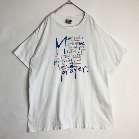 USA製　ナイキ　エアー シューズ　半袖　Tシャツ　白