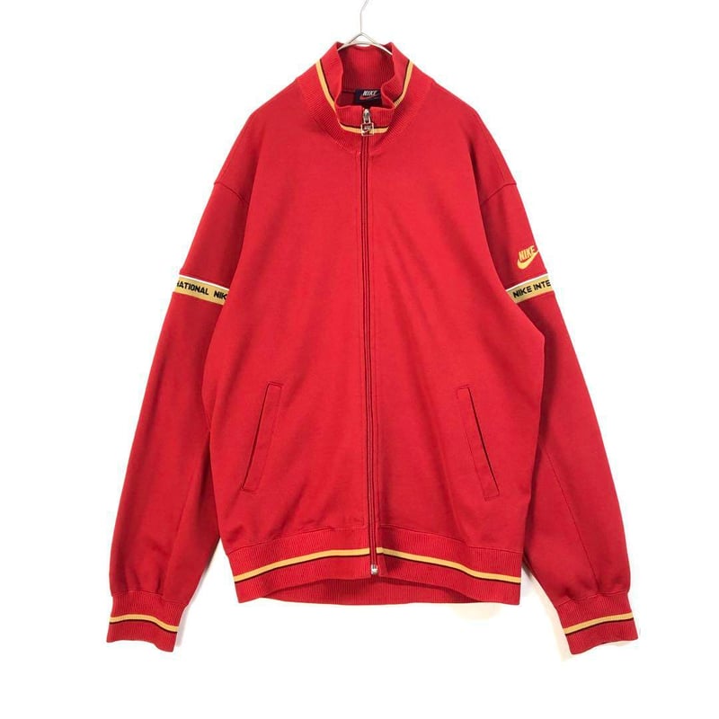 80s ナイキ ジャージ トラックジャケット 日本製 赤 | PEACE TOWN