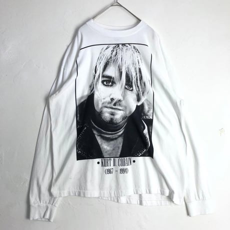 BOOTLEG Nirvana ニルヴァーナ　カートコバーン　ロンT 白