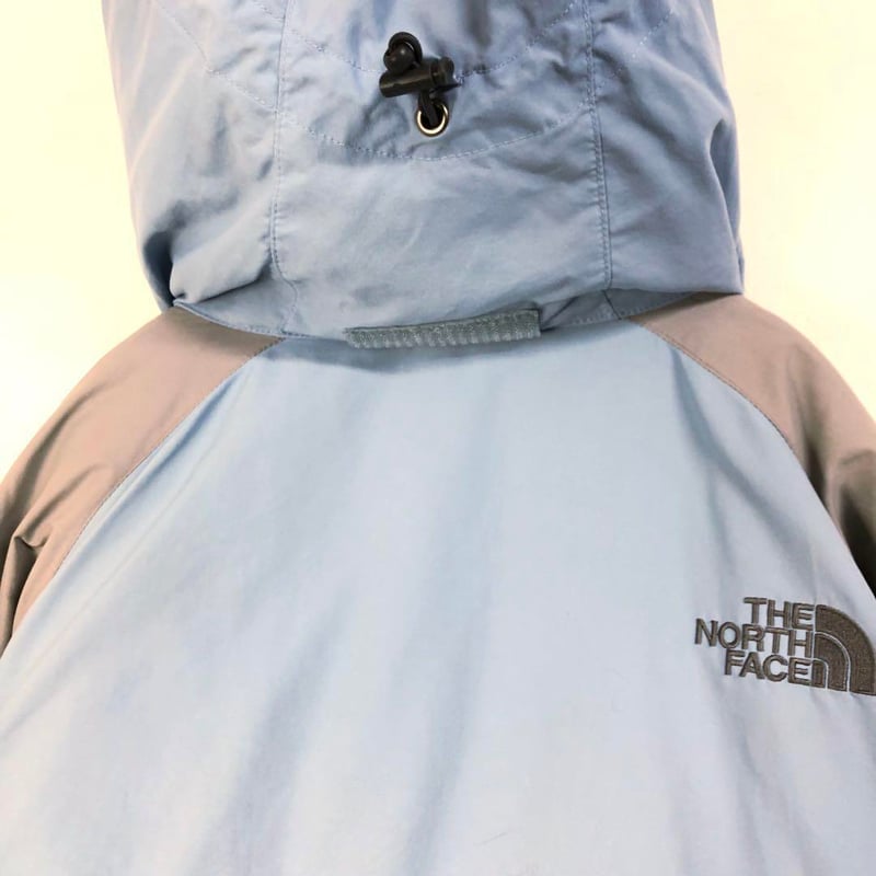 ノースフェイス マウンテンパーカー 刺繍 ロゴ 水色 | PEACE TOWN