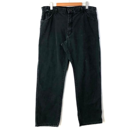 メキシコ製　Dickies　ディッキーズ　ブラックデニム　ペインター　パンツ　黒