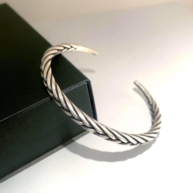 KARENSILVER カレンシルバー 編み込み バングル ブレスレット