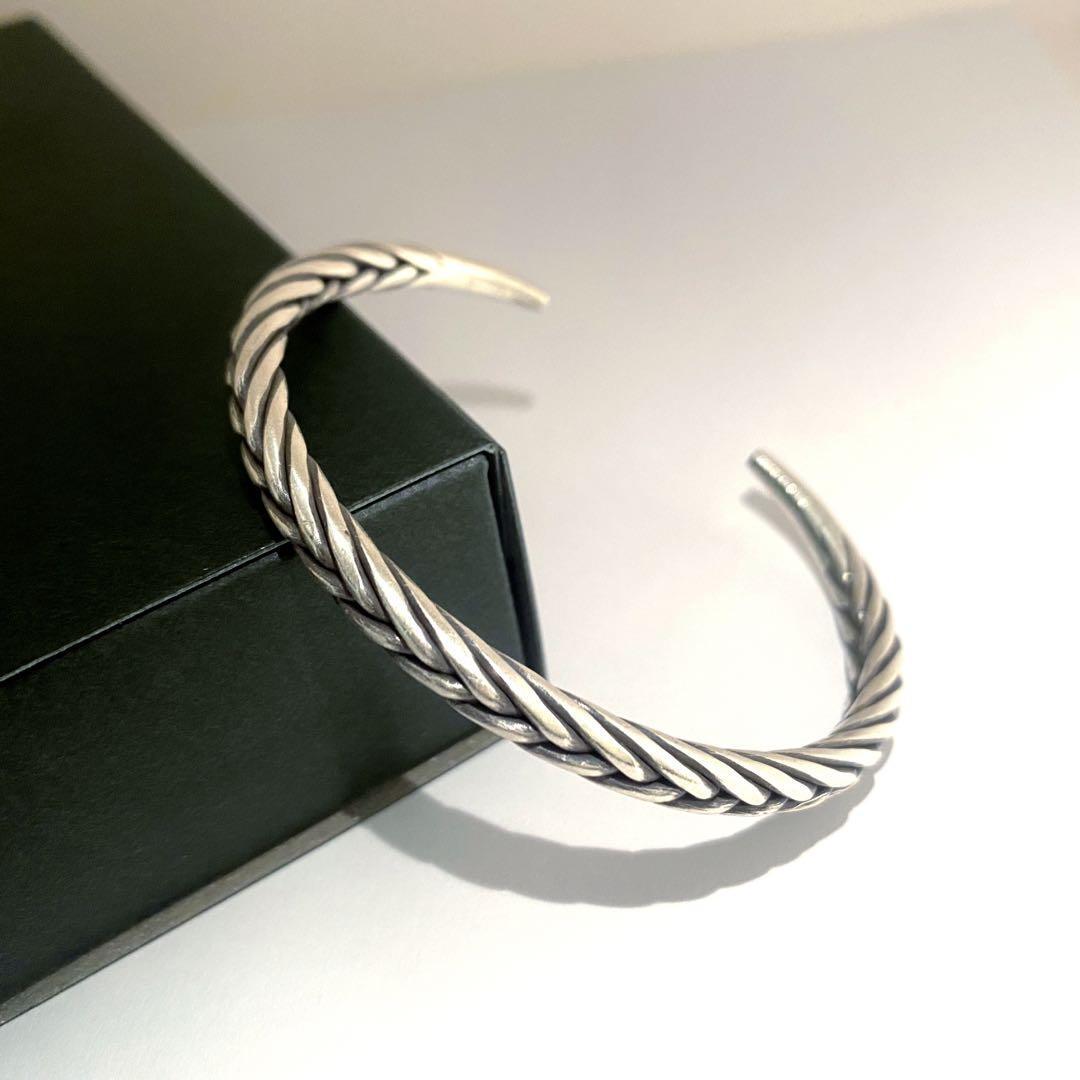 KARENSILVER カレンシルバー 編み込み バングル ブレスレット
