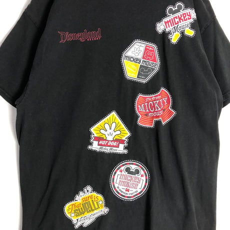 Disney  ディズニー　ミッキー　ビッグプリント　半袖　Tシャツ