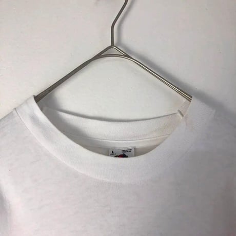 90s シングルステッチ　フルーツオブザルーム　半袖　Tシャツ　白