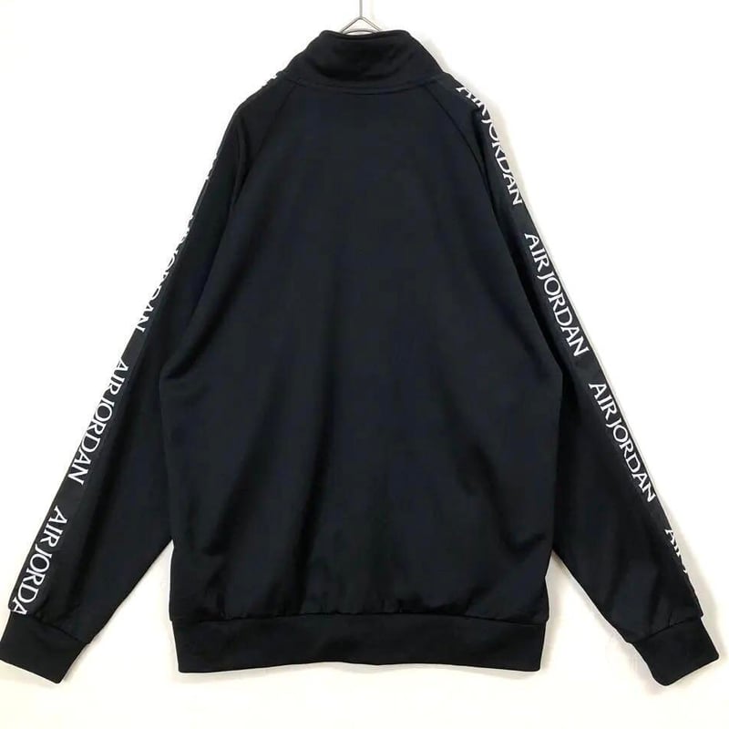ナイキ エアジョーダン ジャージ トラックジャケット 刺繍 ロゴ 黒