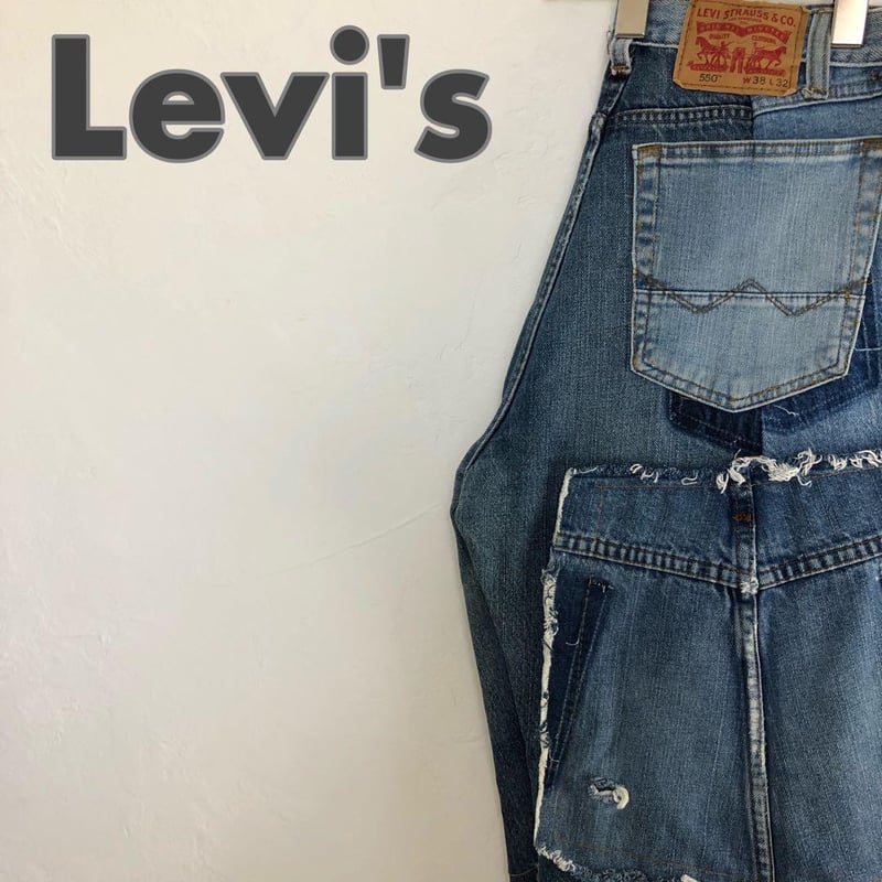 リーバイス リメイク デニム パンツ Gパン 再構築 パッチワーク