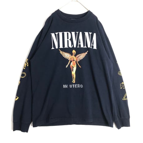 BOOTLEG　NIRVANA 　ニルヴァーナ　両面　ビッグプリント　バンT　ロンT