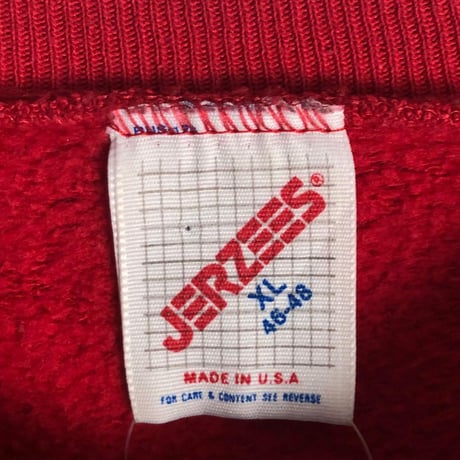 USA製　INDIANA　HOOSIERS　カレッジ　スウェット　赤