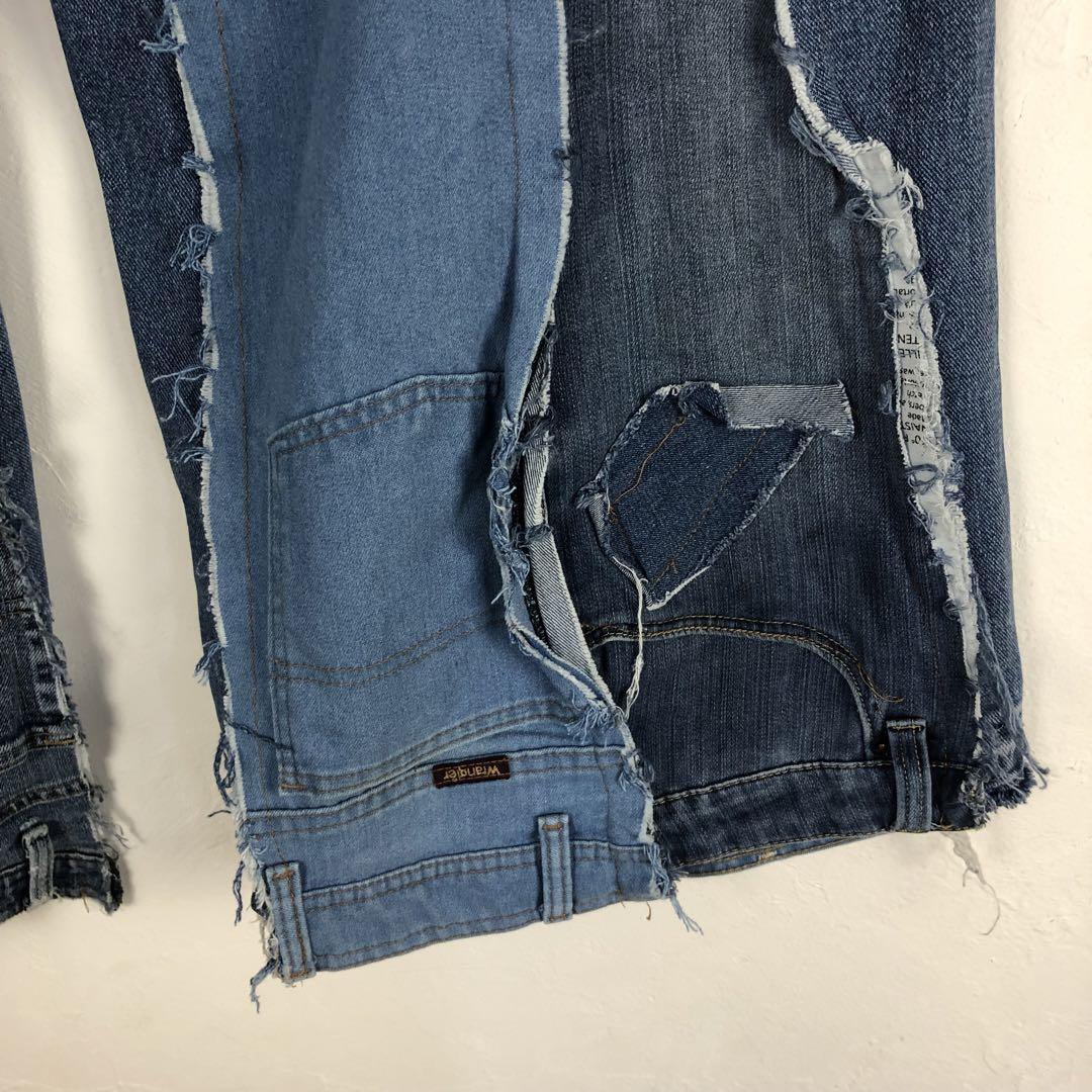 3542 リメイク　再構築　インディゴ　デニム　パンツ　パッチワーク 174285293.jpg?cmsp_timestamp=