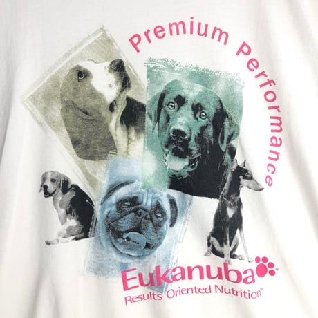ヘインズ　アニマル　犬　半袖　Tシャツ　ビッグサイズ　白