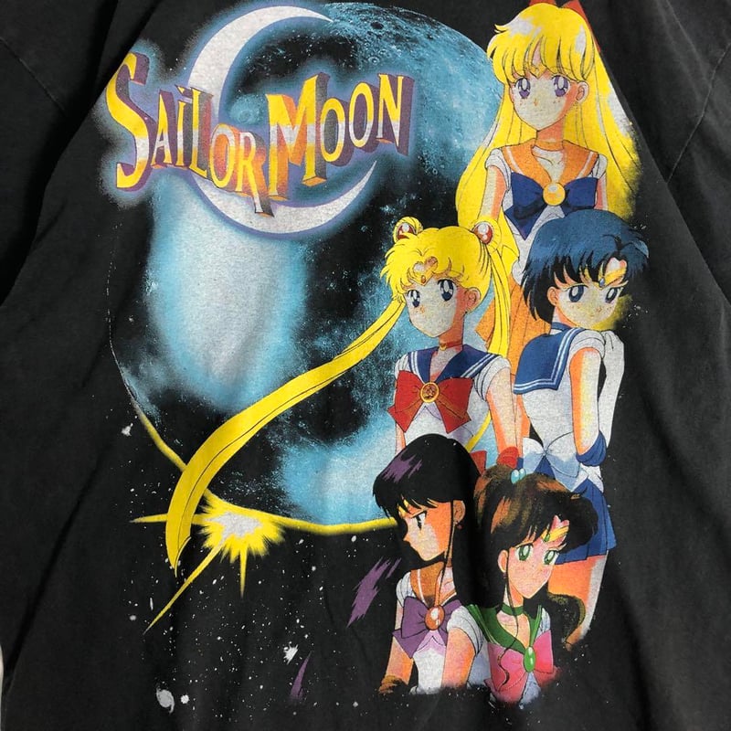 BOOTLEG セーラームーン シングルステッチ ビッグプリント アニメ T