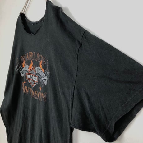 ハーレーダビッドソン　両面　プリント　ビッグロゴ　半袖　Tシャツ