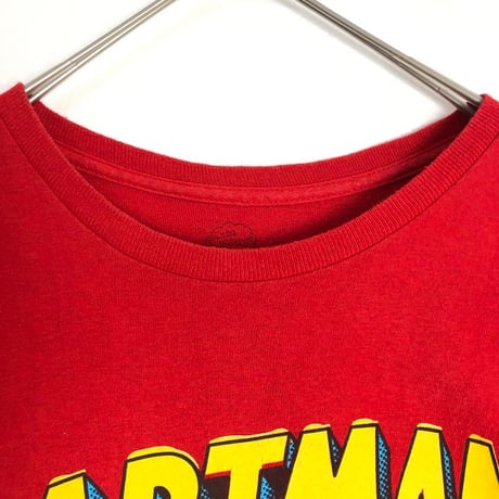 シンプソンズ　BARTMAN キャラT　Tシャツ　ビッグプリント　赤