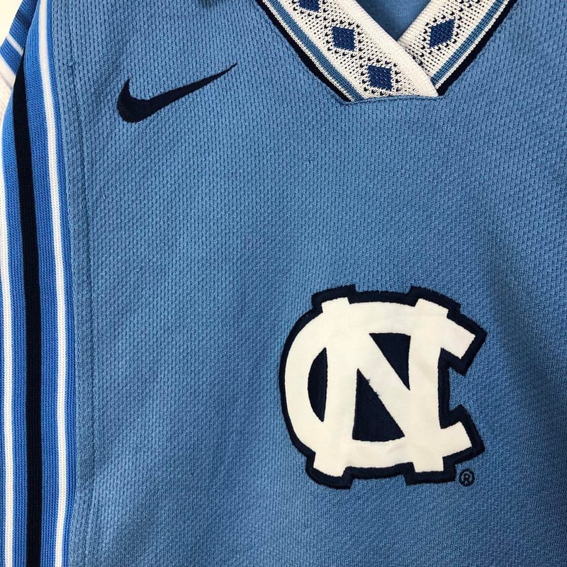 NIKE バスケットボールユニフォーム ノースカロライナ USA製 青ブルー