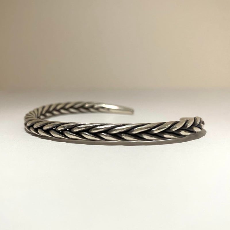 KARENSILVER カレンシルバー 編み込み バングル ブレスレット