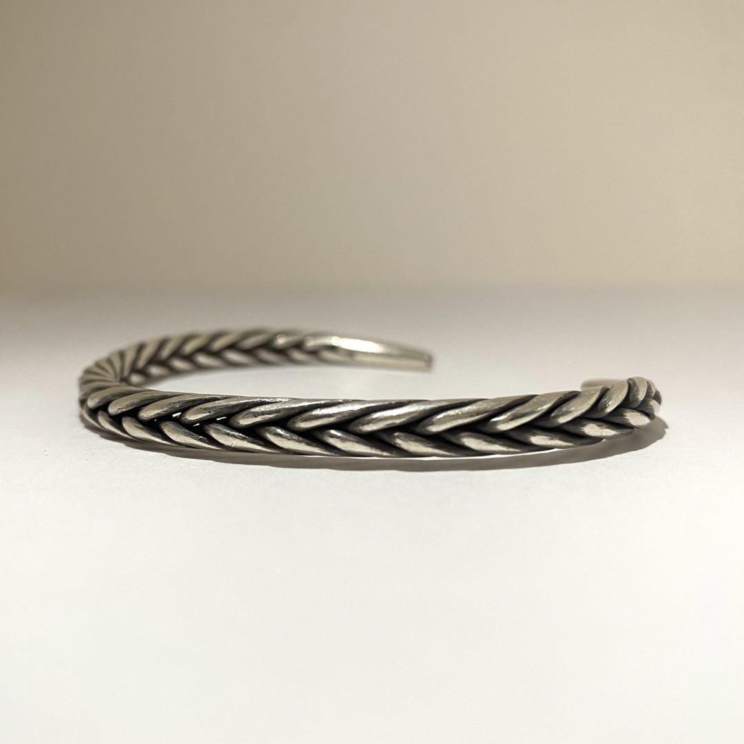 KARENSILVER カレンシルバー 編み込み バングル ブレスレット