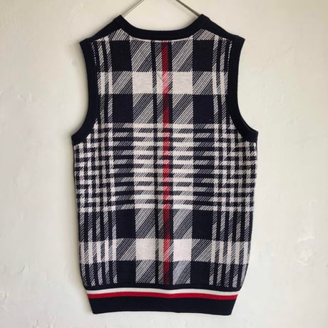 TOMMY HILFIGERトミーヒルフィガー　ニットベスト　チェック