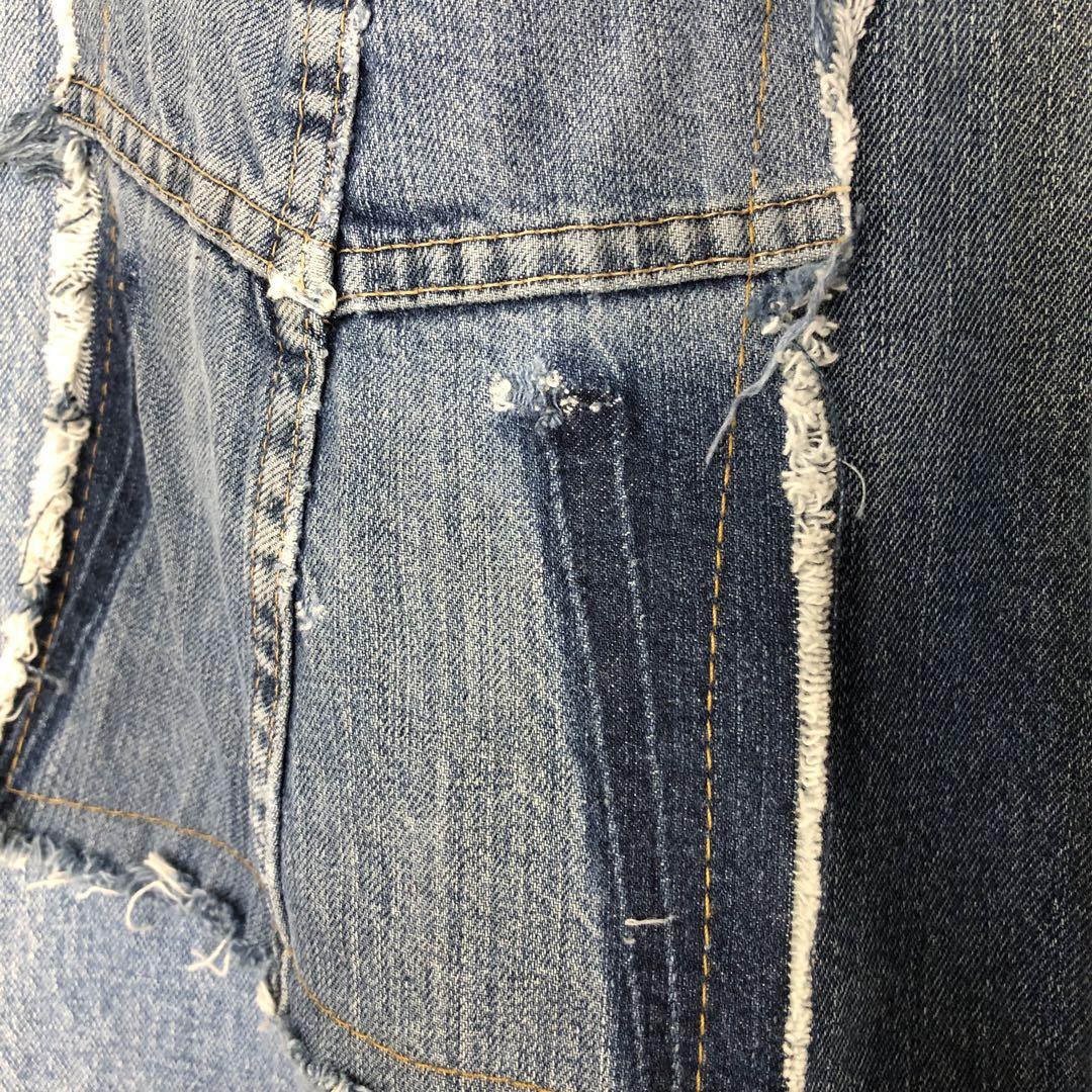 リーバイス リメイク デニム パンツ Gパン 再構築 パッチワーク