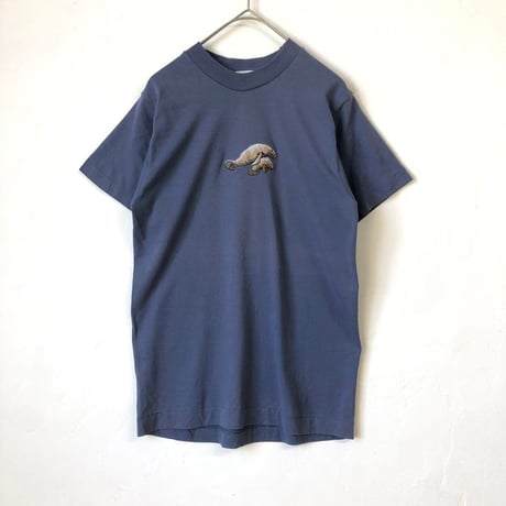 USA製　90s シングルステッチ　刺繍　キッズ　Tシャツ