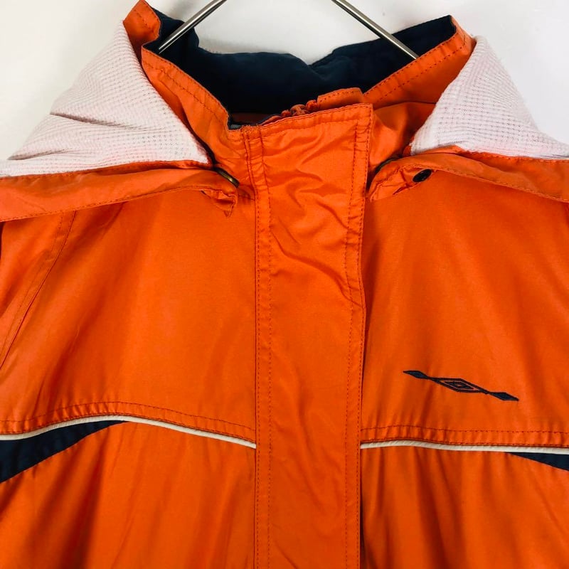 OLLEBOREBLA アルベロベロ ナイロンパーカー 刺繍 フード オレンジ ALBEROBELLO #anc アルベロベロ トレーナー・パーカー 赤系 フード