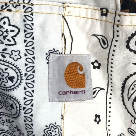 Carhartt　カーハート　リメイク　再構築　パッチワーク　ジャケット　ペイズリー