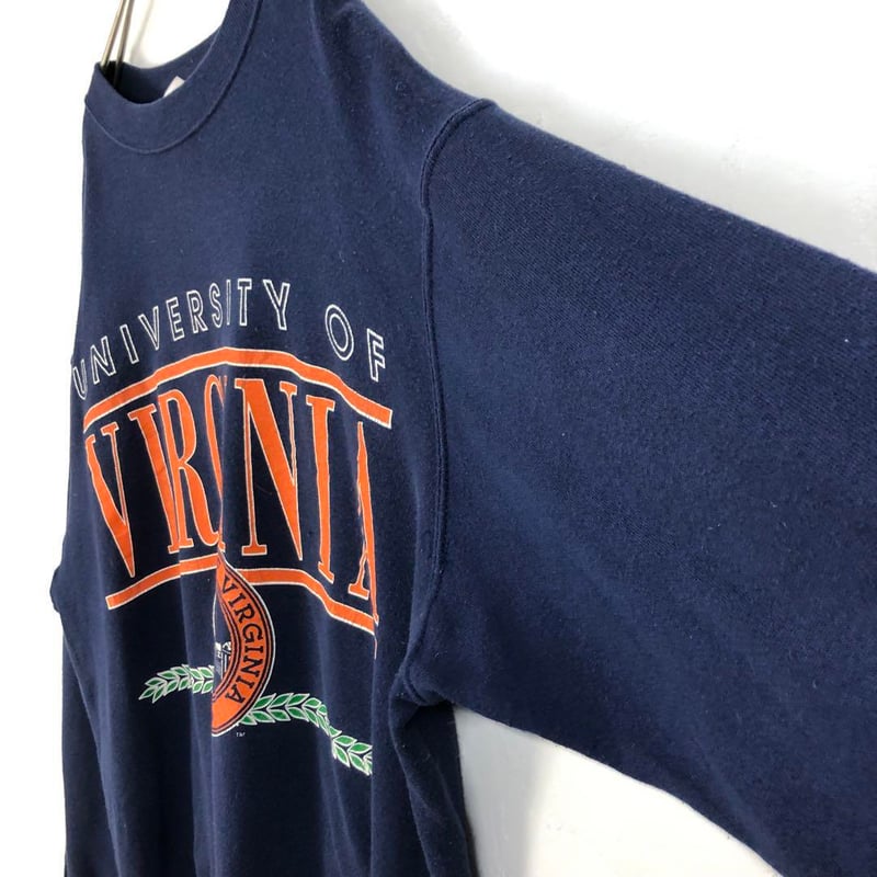 USA製 カレッジ スウェット トレーナー バージニア 紺 プリント