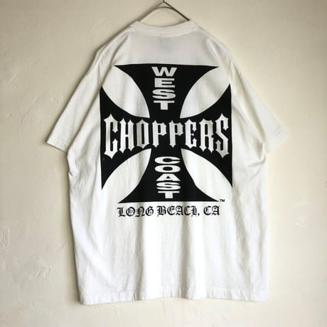 BOOTLEG　West Coast Choppers　Tシャツ　ビッグプリント　白