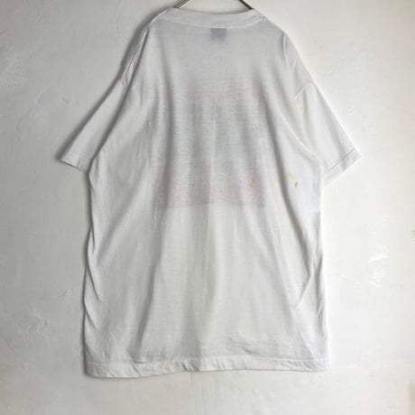 USA製　PLAY SOCCER  90s　シングルステッチ　サッカー　フルーツオブザルーム　サッカー　Tシャツ　白