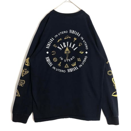 BOOTLEG　NIRVANA 　ニルヴァーナ　両面　ビッグプリント　バンT　ロンT