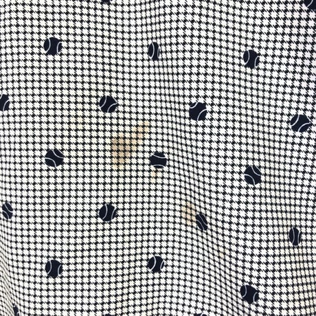 フレッドペリー　トラック　ジャケット　野球　総柄　刺繍　ロゴ　紺